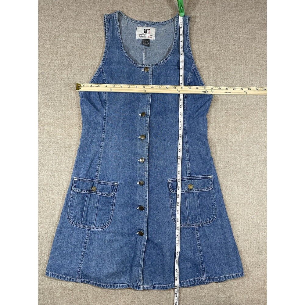 Rafaella Jeans Vintage Denim Jean Dress Women’s Size M Medium Farm - Picture 4 of 10